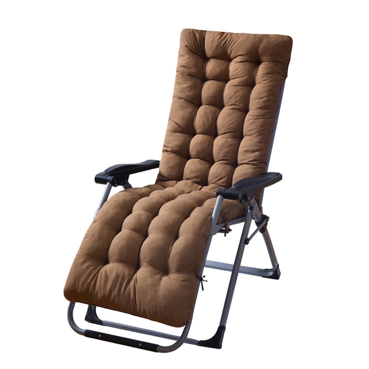 70inch Lounge Chaise Chair Cushion Tufted Soft Comfort Deck