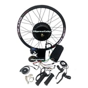 70km/h 60v-72v Brushless Motor Kit MTX Ebike Conversion Kit Ebike 26inch 2000w Kit Direct Drive Rear Hub Motor with 45A Dual Hall Controller and SW900 TFT Display