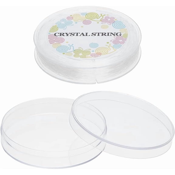 70m 0.6mm Thread Clear Stretch Elastic Round Transparent Cord String Jewelry Beading Threads for DIY Crafts Jewellery Making Stretch Bracelet
