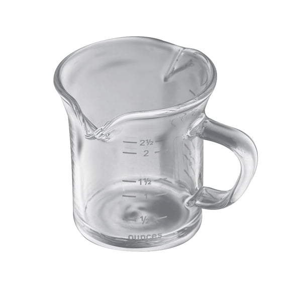 70ml Mini Glass Measuring Cup with handle Shot Glass Espresso Jugs Measure Cup Glass Round Graduated Beaker Measuring Cup for Bar Party Wine Cocktail Drink Shaker Milk Coffee small