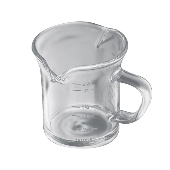 70ml Mini Glass Measuring Cup with handle Shot Glass Espresso Jugs Measure Cup Glass Round Graduated Beaker Measuring Cup for Bar Party Wine Cocktail Drink Shaker Milk Coffee small