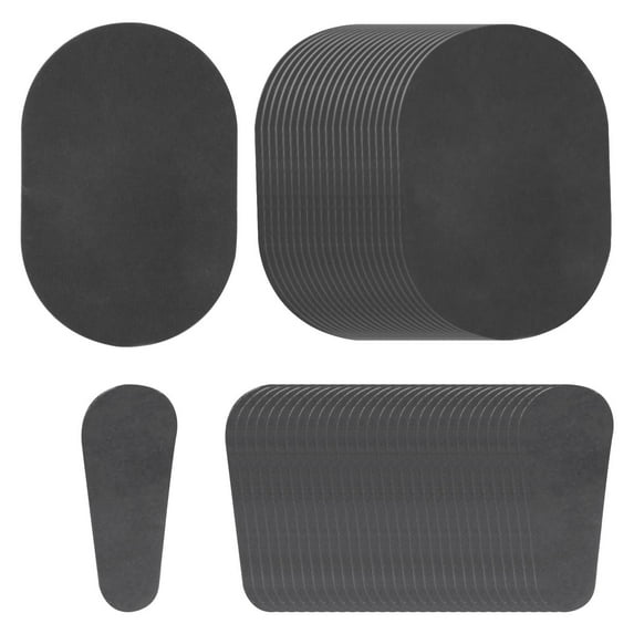 70mm Body Hair Removal Exfoliator Buffer Pads Painless Hair Removal Spong 80S Black