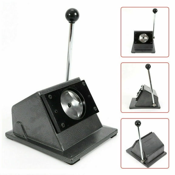 70mm DIY Round Punch Die Cutter Manual Paper Card Button Graphic Maker Machine