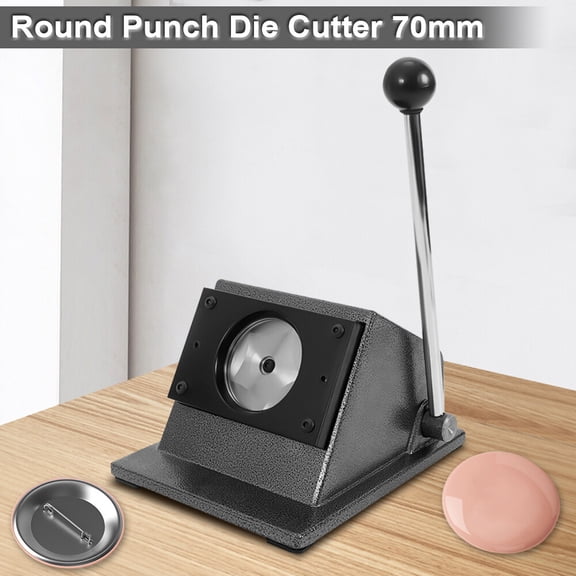 PEAKORA70mm Graphic Punch Die Cutter Round Paper card  Button Maker latest