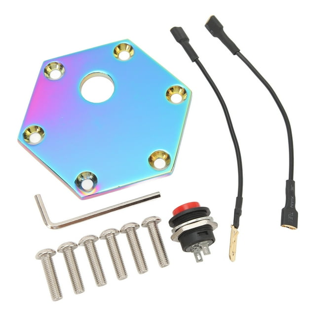 70mm Steering Wheel Horn Button Cover Hexagonal Plate Cap for 6 Hole