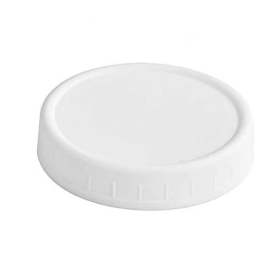 70mm Tight Seal Glass Jar With White Lid Matching Silicone Ring Storage Solution For Pantry Organization Kitchen Canister, 2.760.39 inch, White