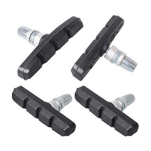 70mm V-Type Bicycle Brake Pads, High-Quality Wear-Resistant Rubber, Easy Replace, for Rim Brake Calipers, 2/4/8 Count