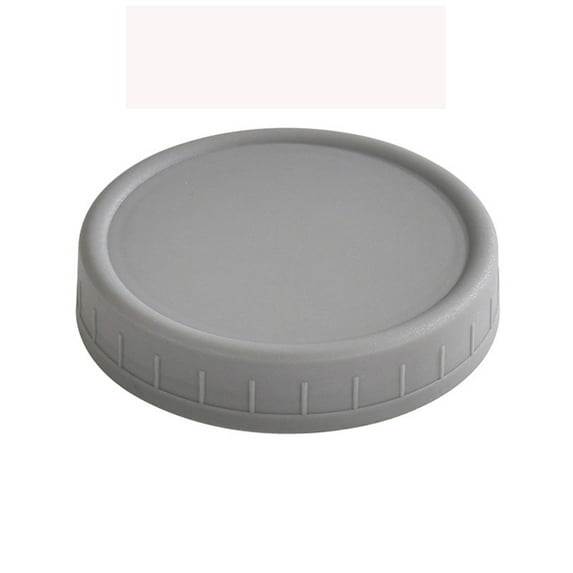 70mm Wide Mouth Jar Lids - Leak-Proof, Scratch-Resistant, PP Material, Fits 4-64oz Jars, for Kitchen Food Storage