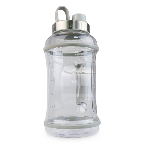 70oz Sport Water Bottle with Twist-Off Lid & Carry Handle Clear