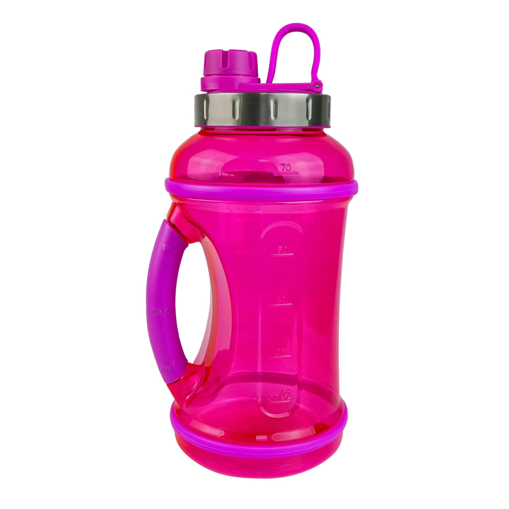 70oz Sport Water Bottle with Twist-Off Lid & Carry Handle Pink ...