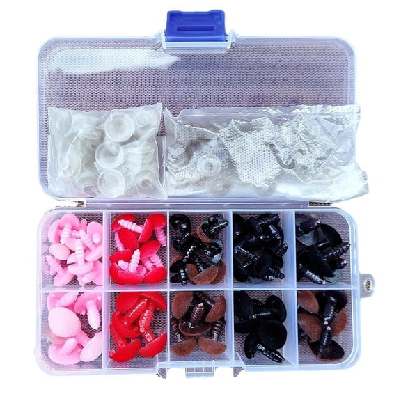 70pc Noses For ToysSet Box Nose Animal for Bear Puppet Dolls Toys