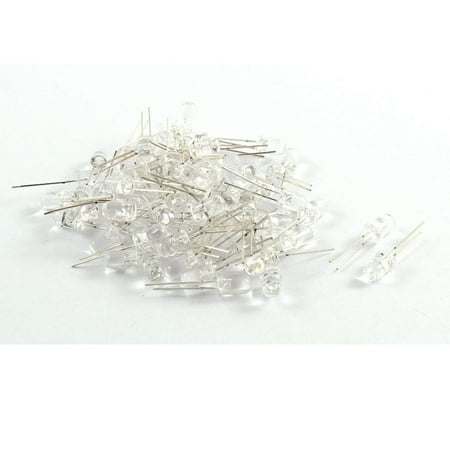 Uxcell 70 Pcs 0.36" x 0.2" Yellow LED Bright Light Lamp Emitting Diode DC 1.8V-2.0V for Color Displays