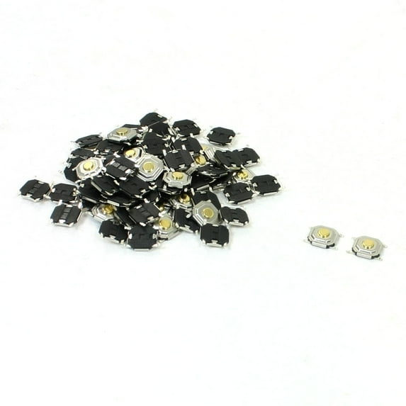 70pcs 5mmx5mm 4 Pins Momentary Surface Mount Device SMT Tactile Tact Push Button Switch