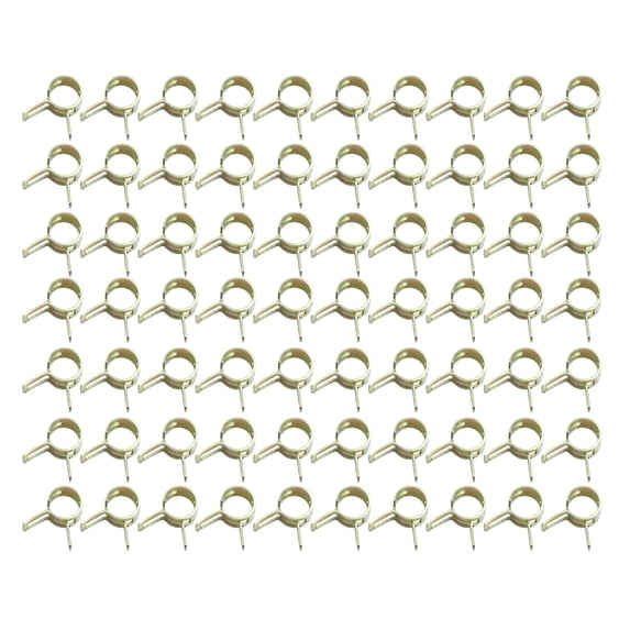 70pcs Fuel Line Hose Spring Clip Water Pipe Air Tube Clamp for Auto Car 8MM