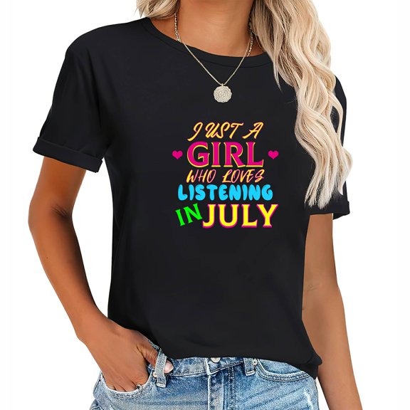 70s 80s 90s Style Print T-Shirt for Women