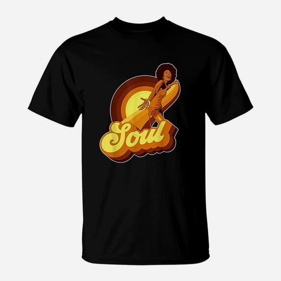 70s Afro Soul Retro TShirt