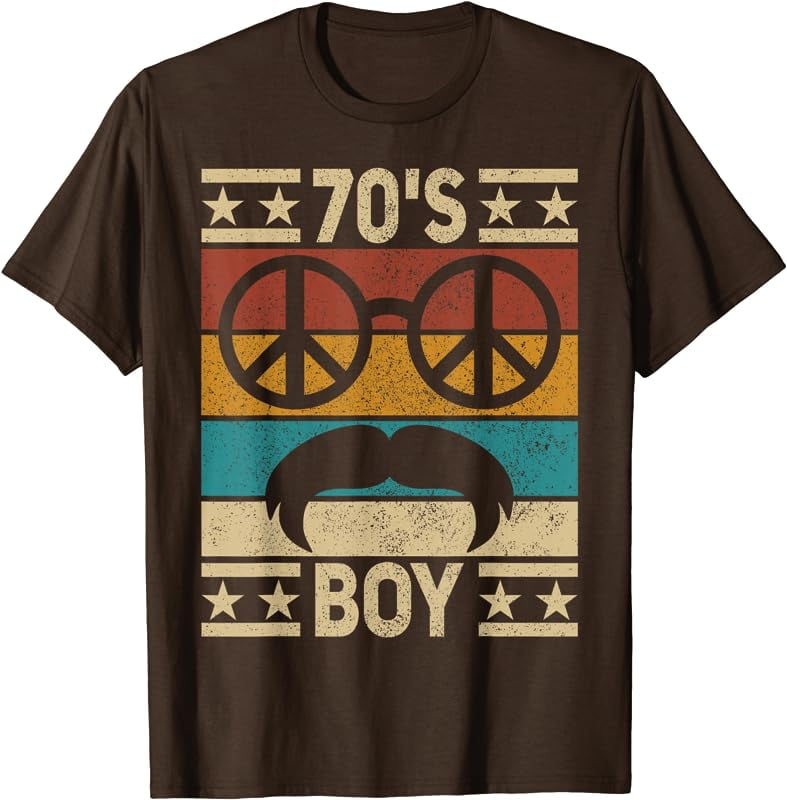70s Boy 1970s Fashion Theme Party Outfit Seventies Costume T-Shirt ...