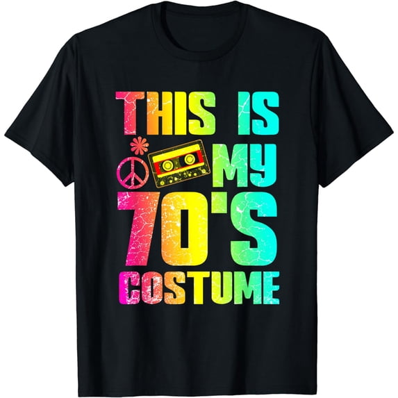 70s Costume 1970s Seven Music Disco T-Shirt