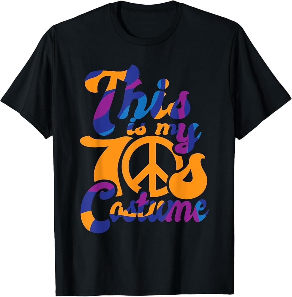 70s Costume Funky Party Groove T-Shirt - Walmart.com