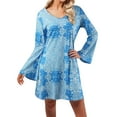 thumbnail image 1 of 70s Disco Outfit Women Dress Casual Party Hippie Clothes Summer Stylish Female Outwear, 1 of 1