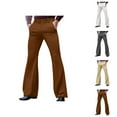 thumbnail image 1 of 70s Disco Pants for Men Bell Bottom Casual Flared Pants with Pockets Trousers 70s Disco Outfits, 1 of 1