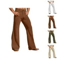 thumbnail image 1 of 70s Disco Pants for Men Corduroy Bell Bottom Wide Leg Flared Pants with Pockets Trousers 70s Disco Outfits, 1 of 1