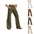 thumbnail image 1 of 70s Disco Pants for Men Corduroy Bell Bottom Wide Leg Flared Pants with Pockets Trousers 70s Disco Outfits, 1 of 1