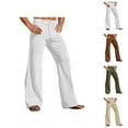 thumbnail image 1 of 70s Disco Pants for Men Corduroy Bell Bottom Wide Leg Flared Pants with Pockets Trousers 70s Disco Outfits, 1 of 1