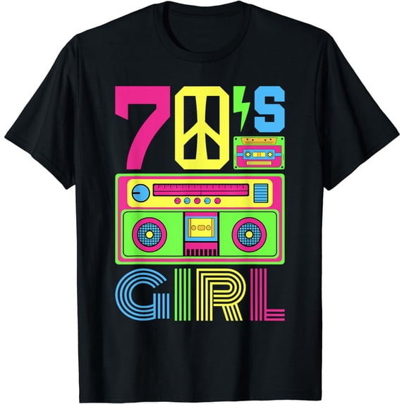 70s Girl 1970s Themed Party Seventies Costume 70s Outfit 70s T-Shirt