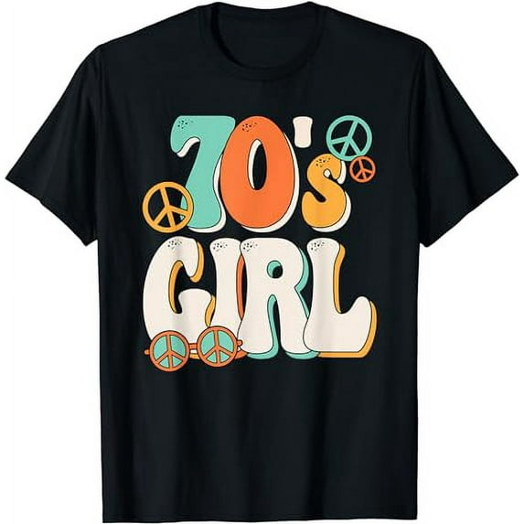70s Girl Groovy Hippie 70s Disco Party 70s Outfit 1970s T-Shirt