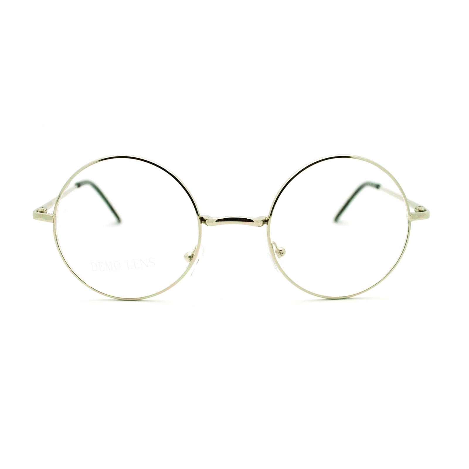 70s Hippie Musician Circle Lens Iconic Groovy Wire Rim 
