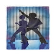 thumbnail image 1 of 70s Party Head Scarf, Couple Dance Floor Fun, Head Wrap, 3 Sizes, by Ambesonne, 1 of 2