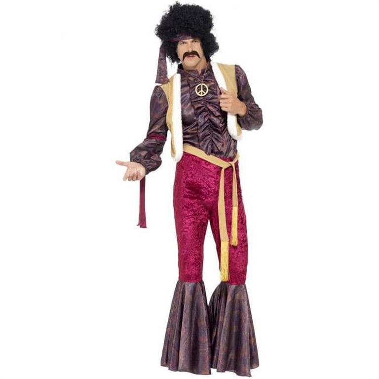 Morph Kostuums Vegas Rock Star Kostuum, 70s Fancy Dress Heren in de maten XL