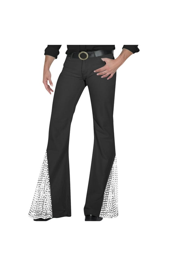 70s Retro Disco Flared Denim Jeans For Men Classic Wide Leg Bottoms Groovy Fashion Statement Pants Mens Fashion Joggers Sports Pants Trousers Mens Long Pants
