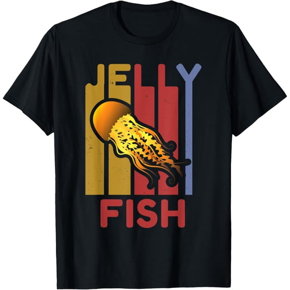 70s Retro Jellyfish Clothes Vintage Medusa Gift Jellyfish T-Shirt