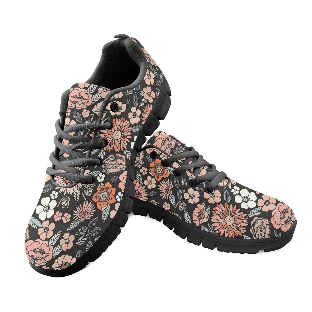 70s Retro Mesh Running Shoes – Breathable Boho Hippie Sneakers for Men ...