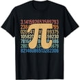 thumbnail image 1 of 70s Retro Pi Day Math Equation Numbers Teacher Student Nerd T-Shirt, 1 of 4