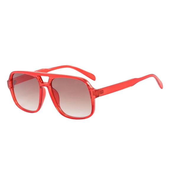 70s Square Retro Sunglasses Classic Flat Frame Unisex Outdoor Eyewear For