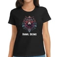 thumbnail image 1 of 70s Style Printed Crew Neck Women's Soccer Tee, 1 of 3