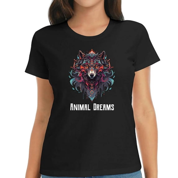70s Style Printed Crew Neck Women's Soccer Tee
