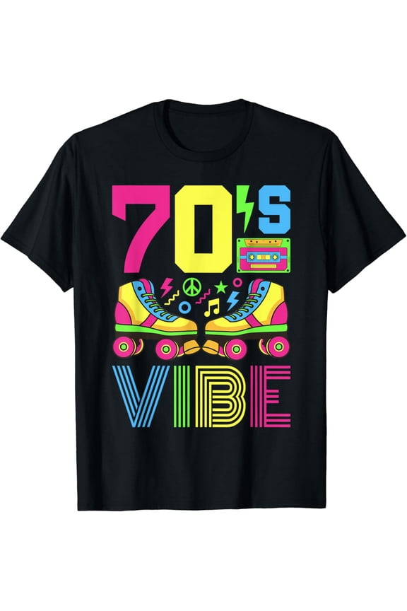 70s Vibe 1970s Fashion Theme Party Outfit Seventies Costume T-Shirt