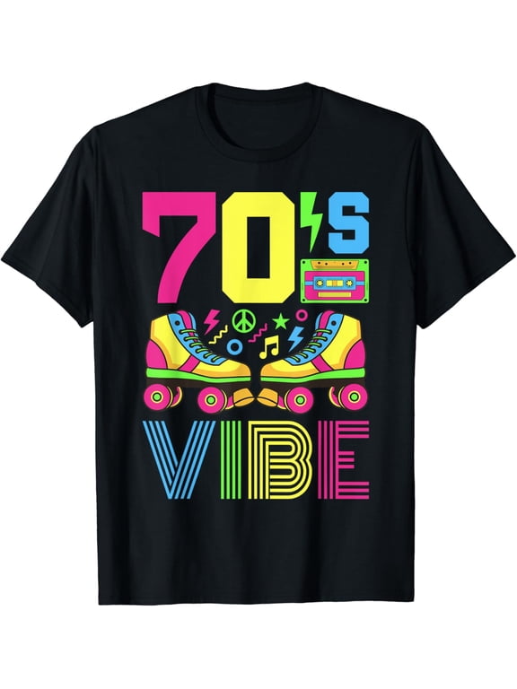 70s Vibe 1970s Fashion Theme Party Outfit Seventies Costume T-Shirt