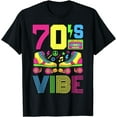 thumbnail image 1 of 70s Vibe 1970s Fashion Theme Party Outfit Seventies Costume T-Shirt, 1 of 4