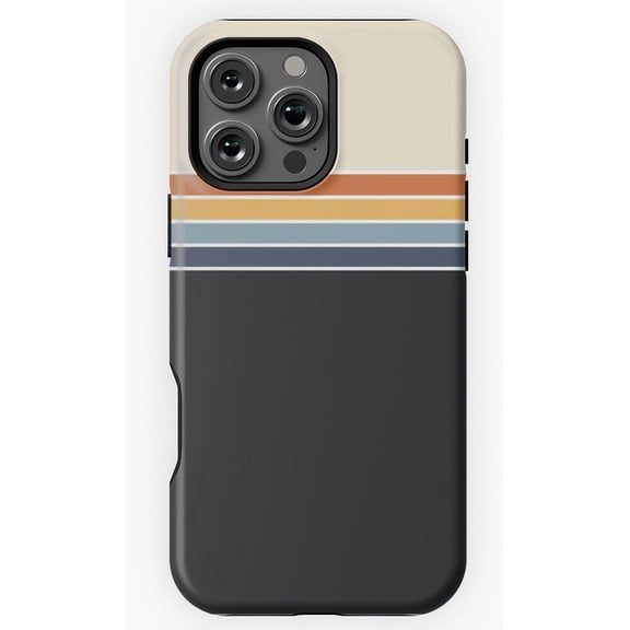 70s Vintage Retro Stripes Phone Case for iPhone 16 15 14 13 12 11 Pro Max