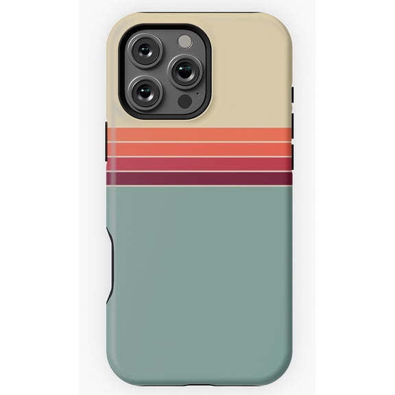 70s Vintage Retro Stripes Phone Case for iPhone 16 15 14 13 12 11 Pro Max