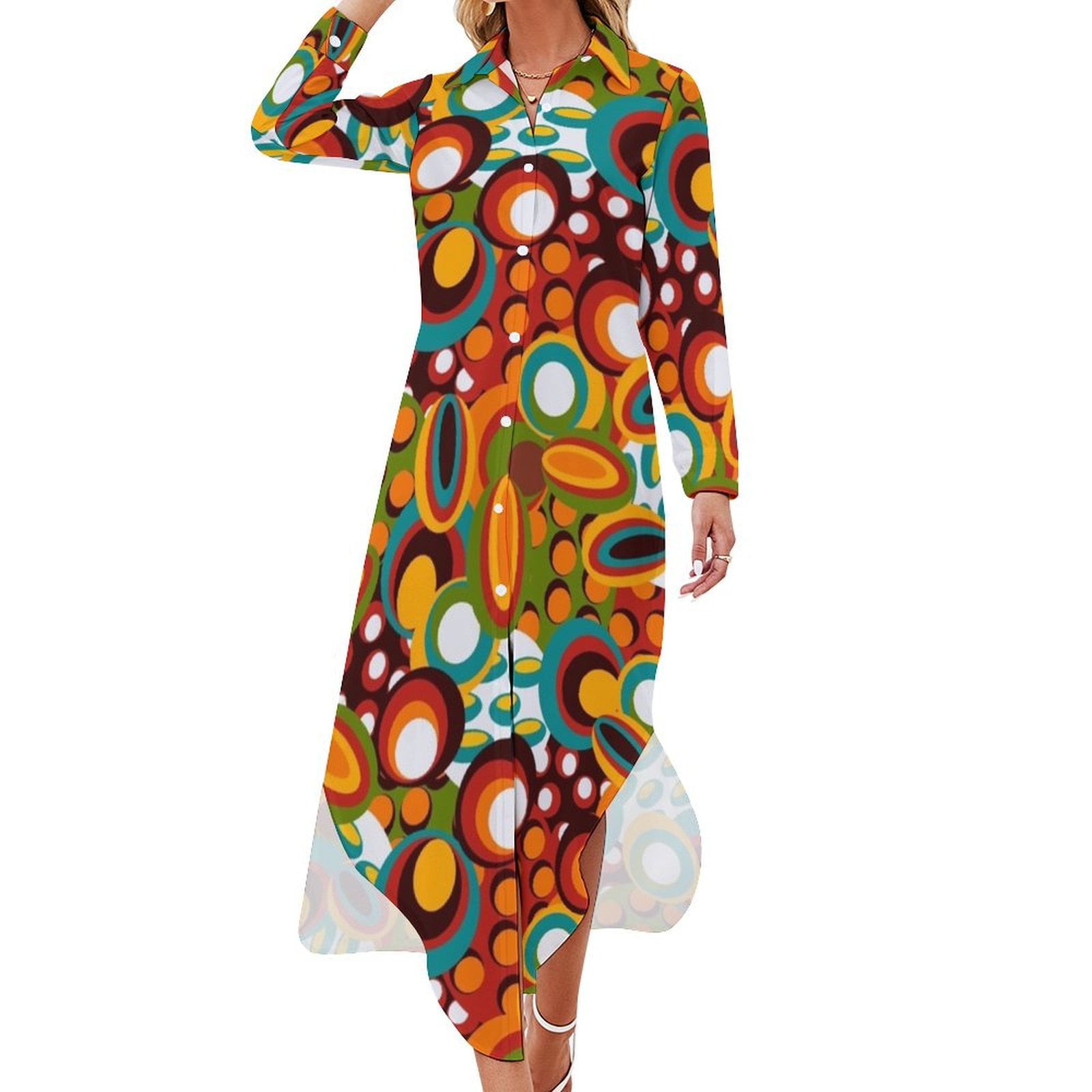 long sleeve silk dress for women Avery Long Sleeve Maxi Dress / Black | MESHKI