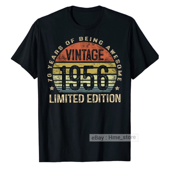 70th Birthday 70 Years of Being Awesome T-Shirt