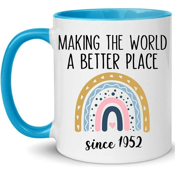 70th Birthday Coffee Mug, 70th Birthday Gifts For Women, 70th Birthday Gifts,70th Birthday Gifts For Men, 70 Year Old Birthday Mug, 70th Gift For Women, Blue Mug