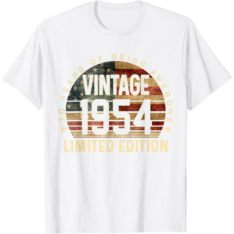 70th Birthday Gift Vintage Usa Flag 1949 T-Shirt Design 70th Birthday Gift Vintage Usa Flag 1949 T-Shirt Design