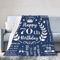 70th Birthday Gifts for Women Men, Gifts for a 70th Birthday Blanket , Mens 70th Birthday Gift Ideas, 70  Old Birthday Gifts for Men, 1953 Birthday Gifts, 70th Birthday Decorations 50x40